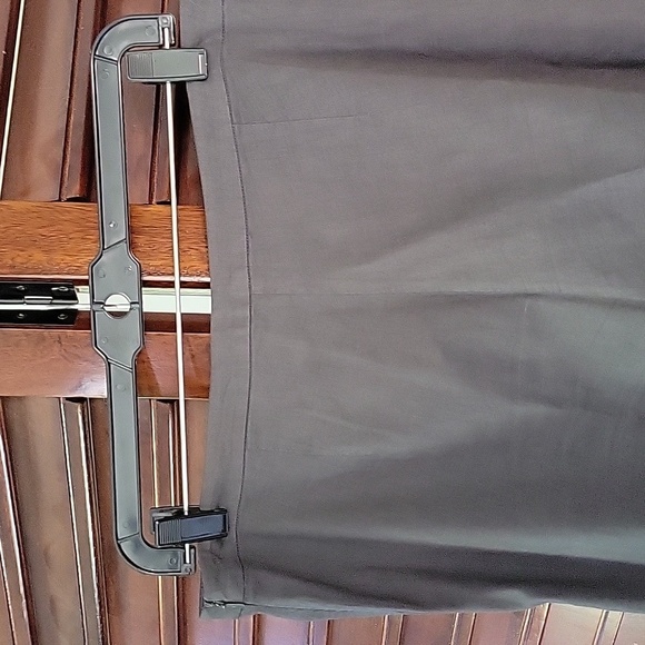 Eileen Fisher Charcoal Linen Blend Pants Lightweight Casual Straight Leg Sz 12 - Picture 4 of 8